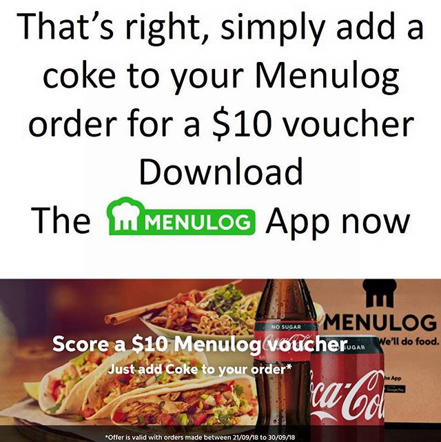 Yes we are on #menulog. 
Download the app and order online. 20% off your order with the code “WARM20”
Normally 25 minutes for delivery but longer delivery times #longweekend